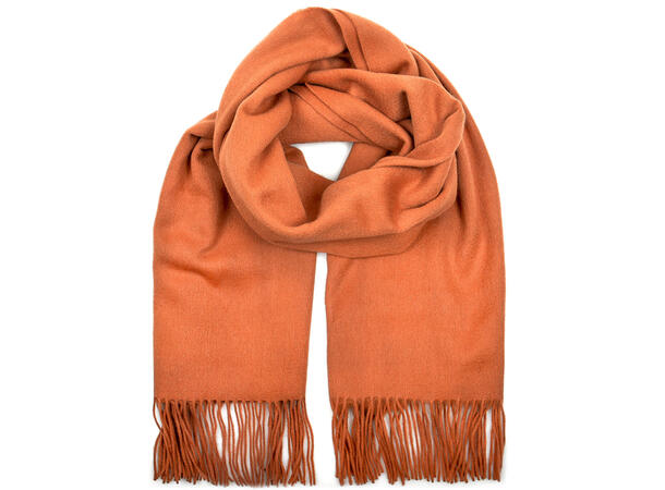 Dame skjerf ensf.ull rust  60x180 Høst 